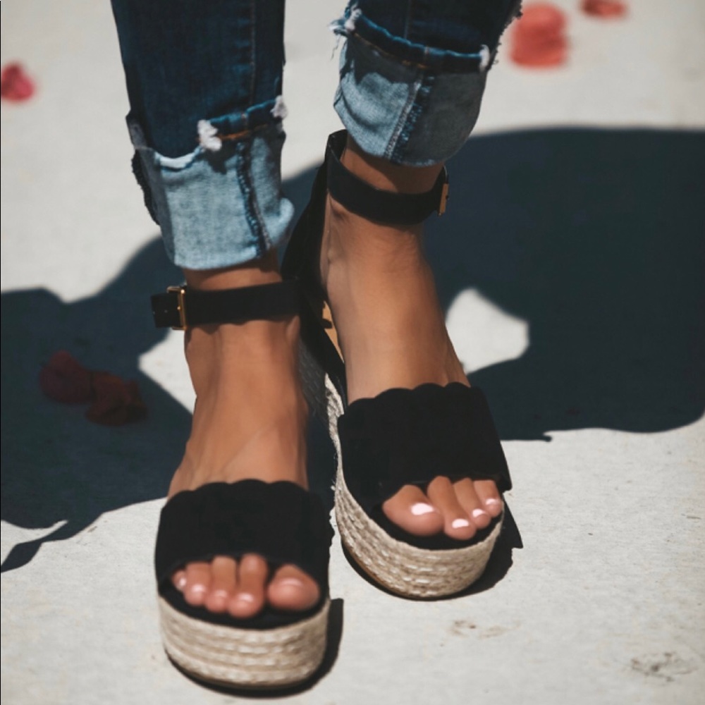 Super cute Espadrille Wedges from Vici 8.5 -New